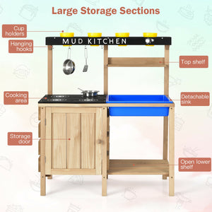 Outdoor Mud Kids Kitchen Playset
