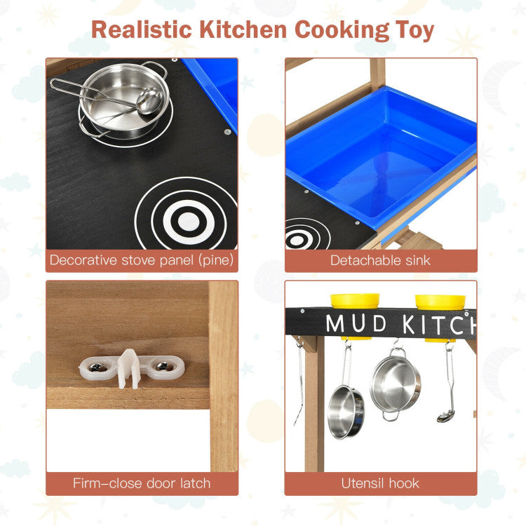 Outdoor Mud Kids Kitchen Playset