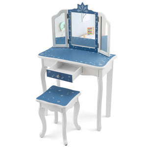 Vanity Set with Mirror for Kids