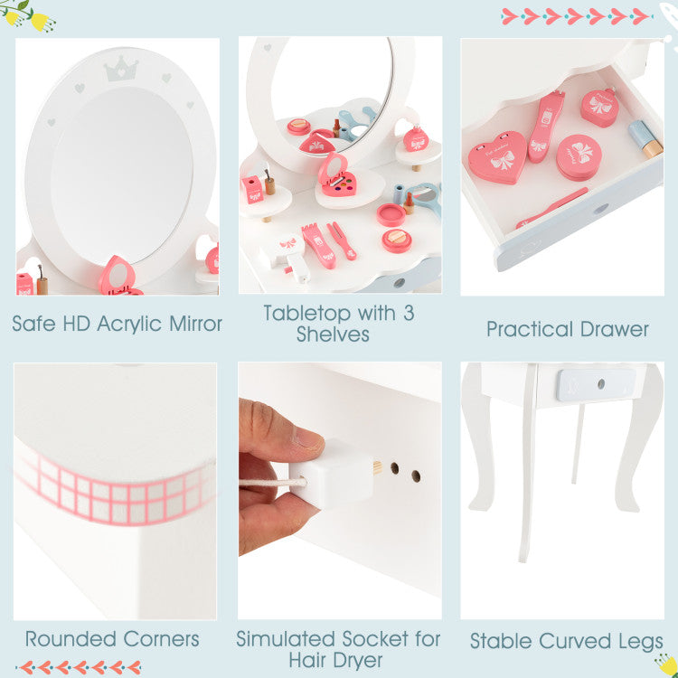 Princess Vanity Set for Kids