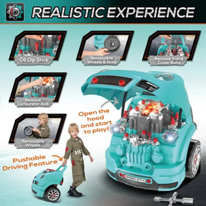 Ride-On Truck Engine Toy Set