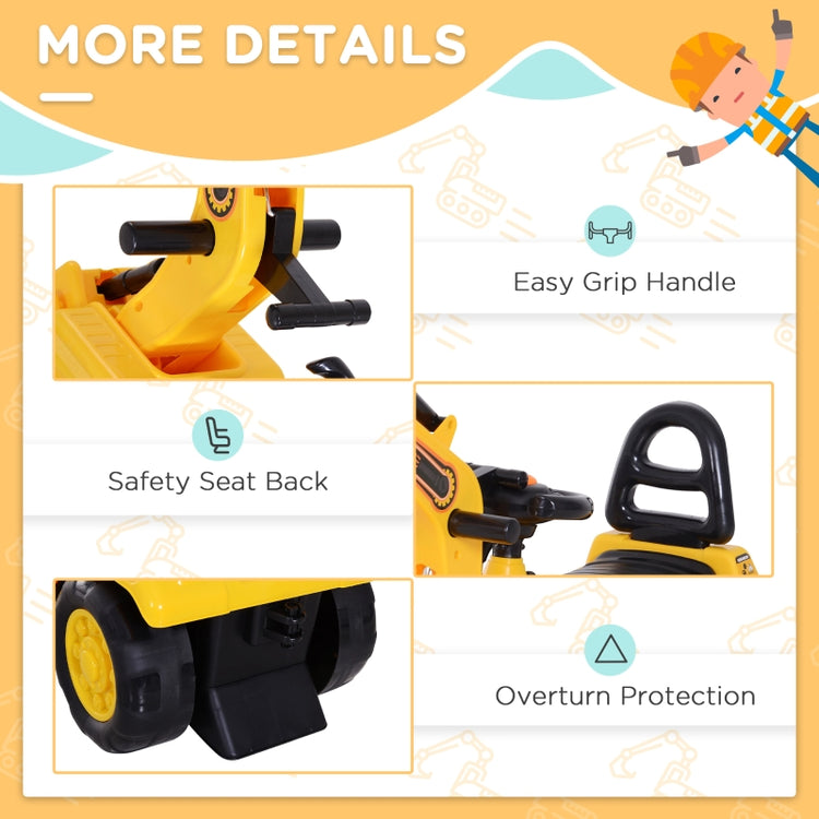 Excavator ride on toy