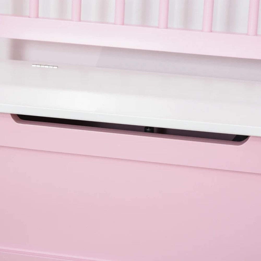 Toddler Toy Box Storage Bench with 27L Interior – Kids Storage Seat for Playroom