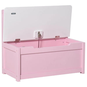 Toddler Toy Box Storage Bench with 27L Interior – Kids Storage Seat for Playroom