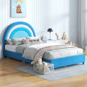 Twin Bed Frame with Adjustable Headboard, Sturdy Wooden Slats, and Durable Construction