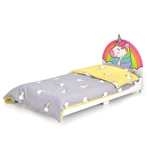 Twin Size Upholstered Platform Bed for Kids – Stylish and Durable Children's Single Bed
