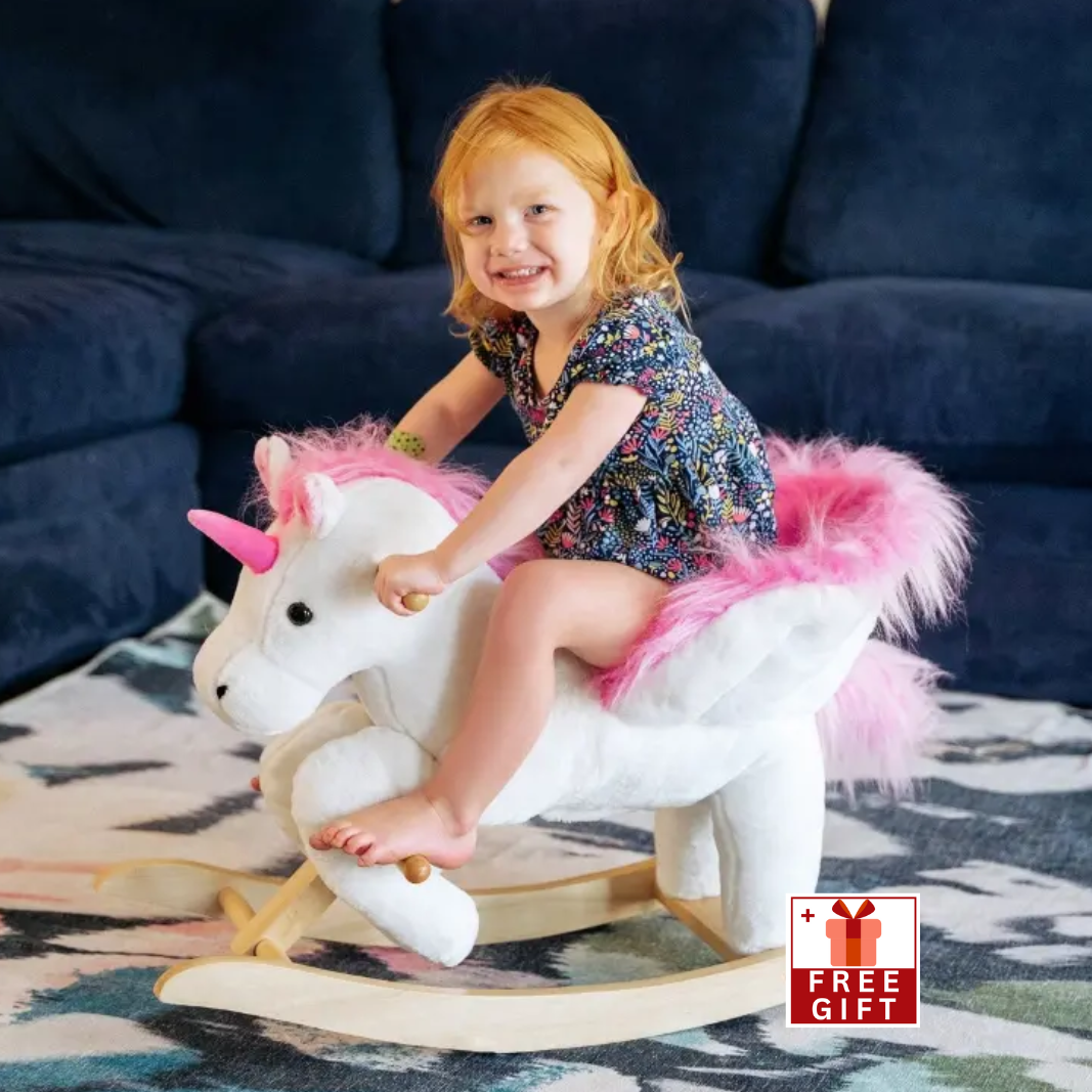 Unicorn Baby Rocking Horse Toy for Kids