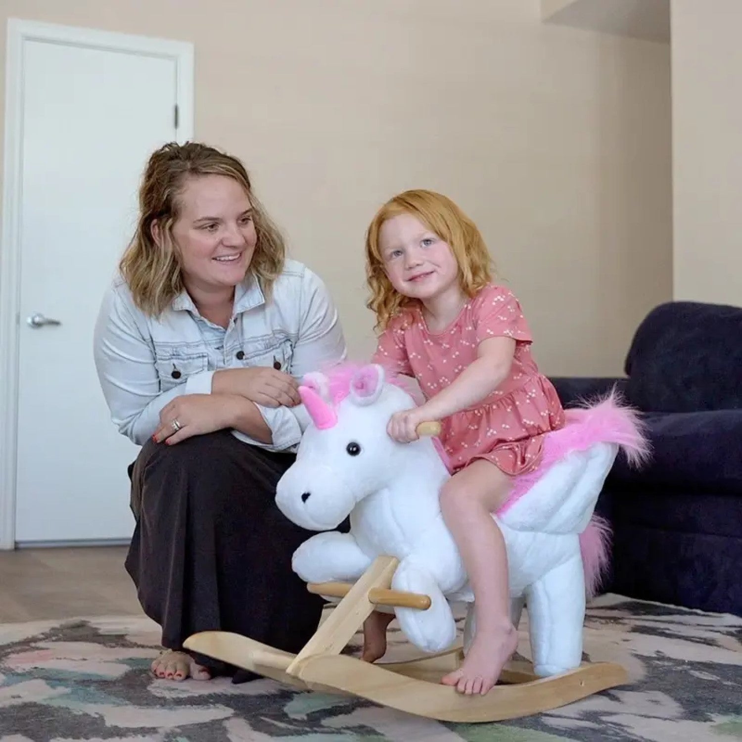 Unicorn Baby Rocking Horse Toy for Kids