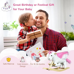 Unicorn Baby Rocking Horse Toy for Kids