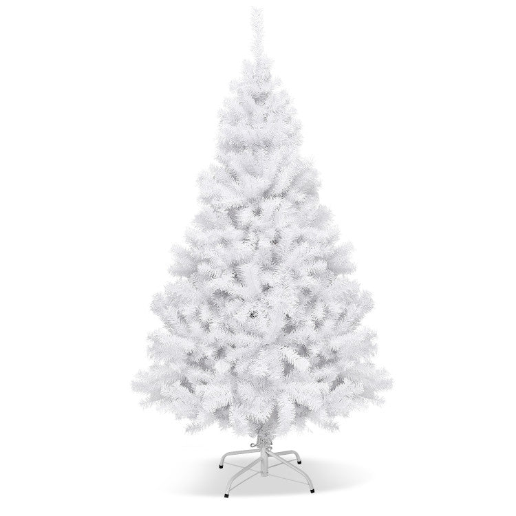 White Christmas Tree - Metal Stand Included - Festive Holiday Decor
