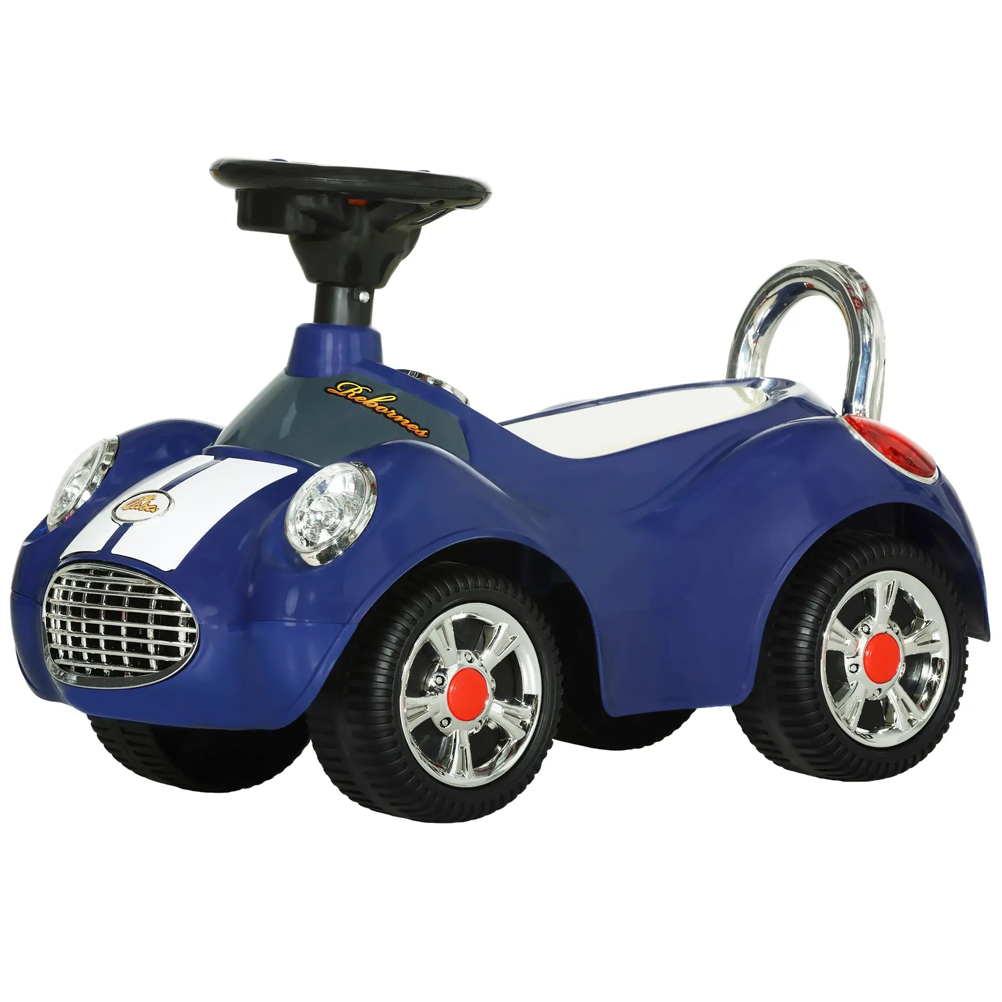 Foot-to-floor ride-on toy car for babies 18 months and older