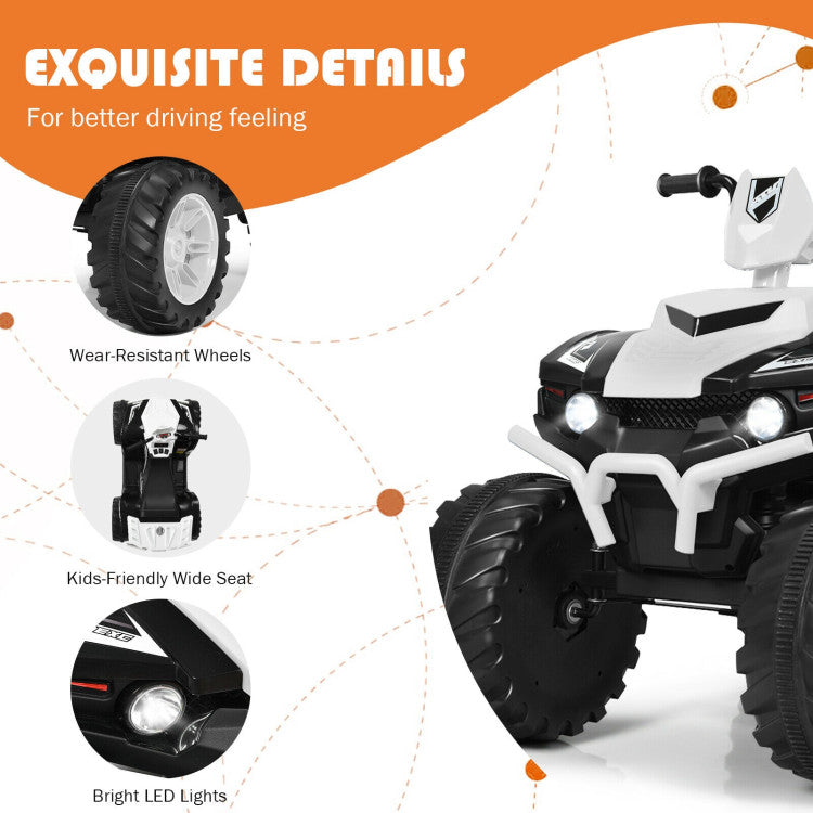 Battery-powered children’s ATV for indoor/outdoor fun