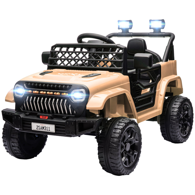 Qaba 12V kids ride-on truck with remote like bumper car with remote