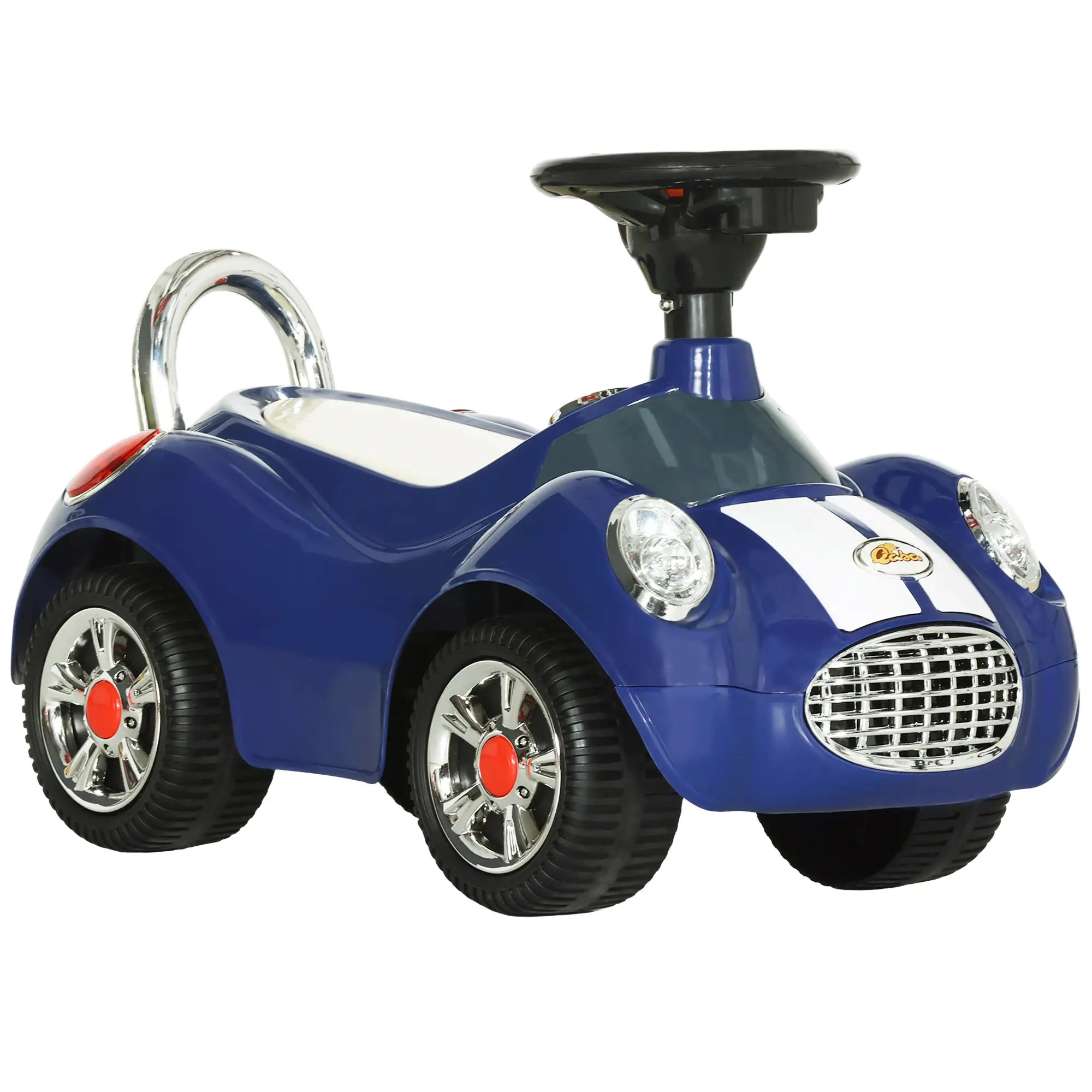 Ride-on car compliant with SOR child safety standards