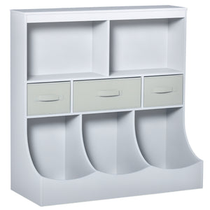 Children’s storage cabinet for toys, books, and clothes