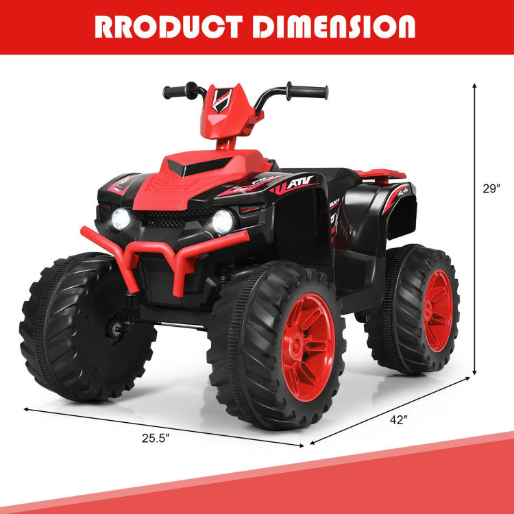 Electric ATV for toddlers with rechargeable battery