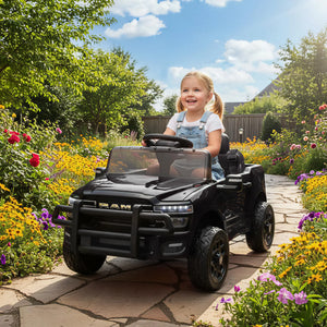 Battery-powered kids electric ride-on truck