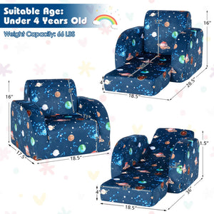 Foldable Toddler Sofa Bed for Sleeping and Play