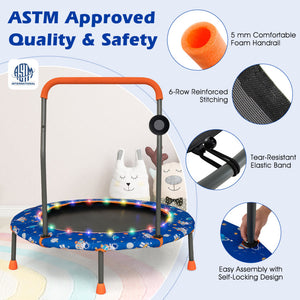 High bounce mini trampoline for kids