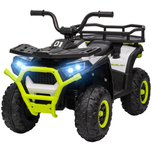 Battery powered kids four wheeler with LED headlights