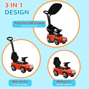 Ride-on bike for kids with music and horn features