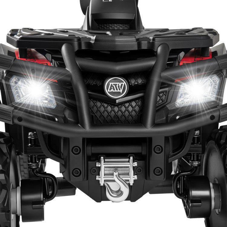 Soft start and brake function on ATV