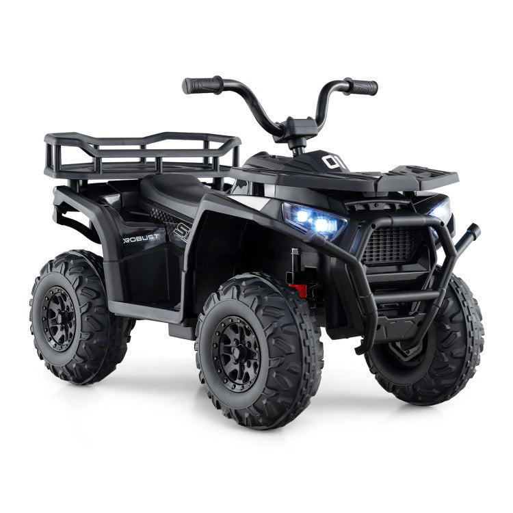 Side view of kids 24V electric quad car