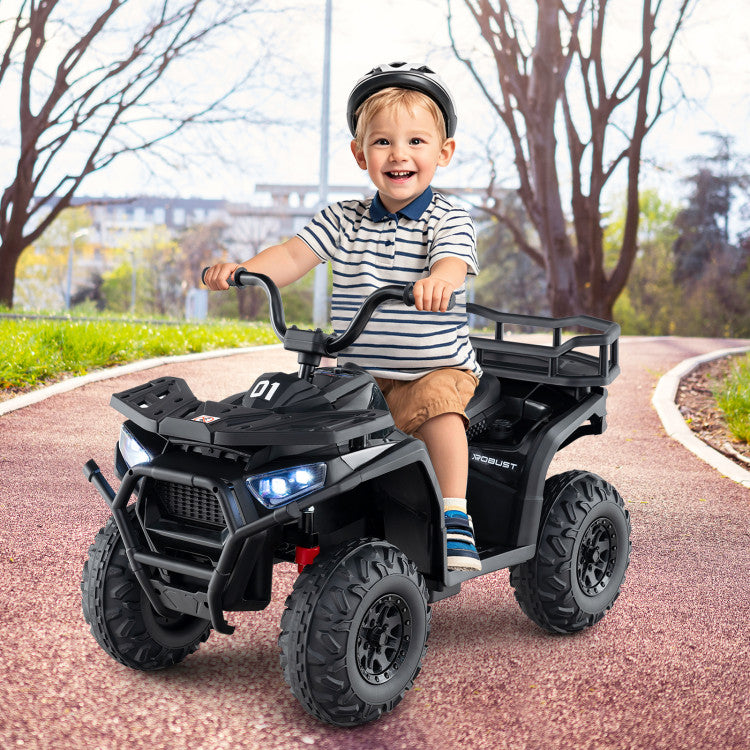 24V kids ride-on electric ATV quad car front view