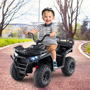 24V kids ride-on electric ATV quad car front view