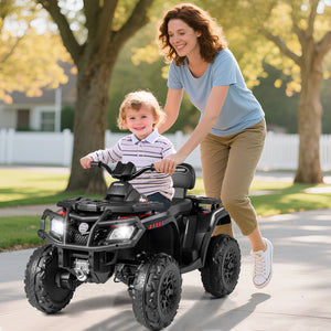 Drive controls on kids 24V ride-on ATV