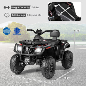 Fun playtime on 24V electric ATV for kids