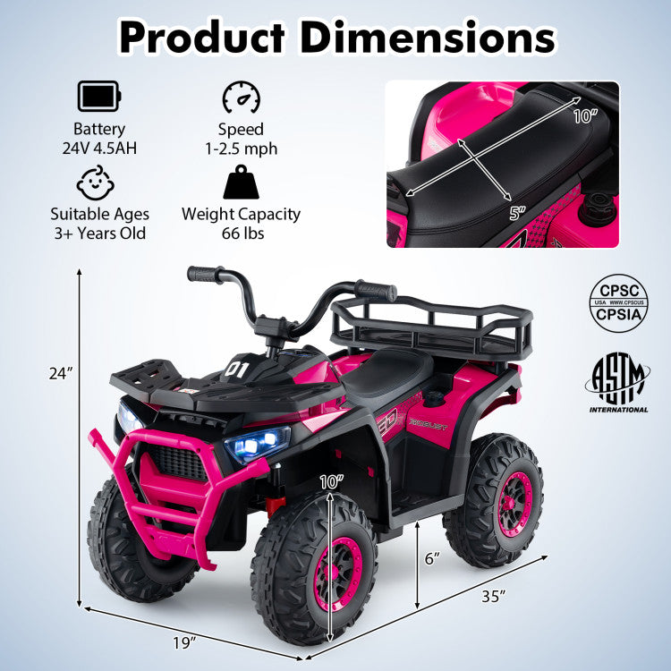 Soft start feature for safe ATV riding