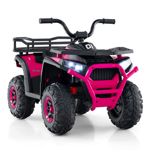 Foot pedal control on electric kids ATV