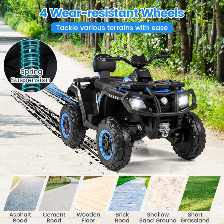 Dual motor performance kids ATV