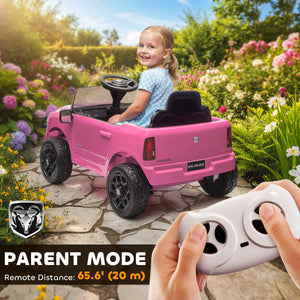 LED headlights on children’s electric truck