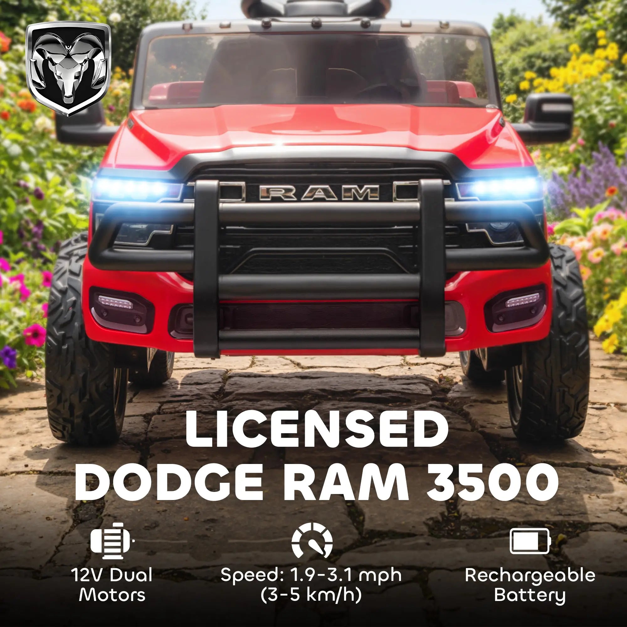 Bluetooth speaker function in kids ride-on truck