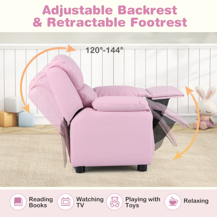 Lightweight 33 lbs kids recliner chair that’s easy to move and reposition