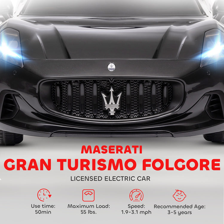 Maserati ride on toy car with parental remote control