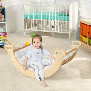 2-in-1 Toddler Arch Rocker with Soft Cushion – Safe and Fun Indoor Playset for Kids
