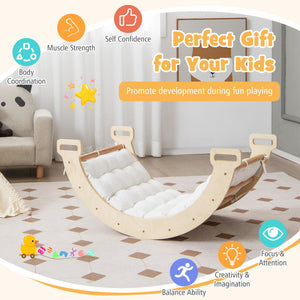 2-in-1 Toddler Arch Rocker with Soft Cushion – Safe and Fun Indoor Playset for Kids