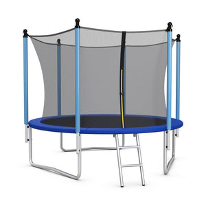 Outdoor heavy duty trampoline with safety net
