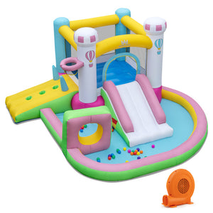 Outdoor inflatable castle for active play