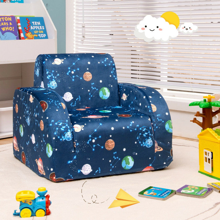 Plush Toddler Lounger Seat for Bedroom or Playroom