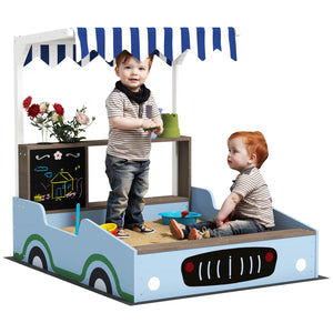 portable sandbox with canopy for toddlers