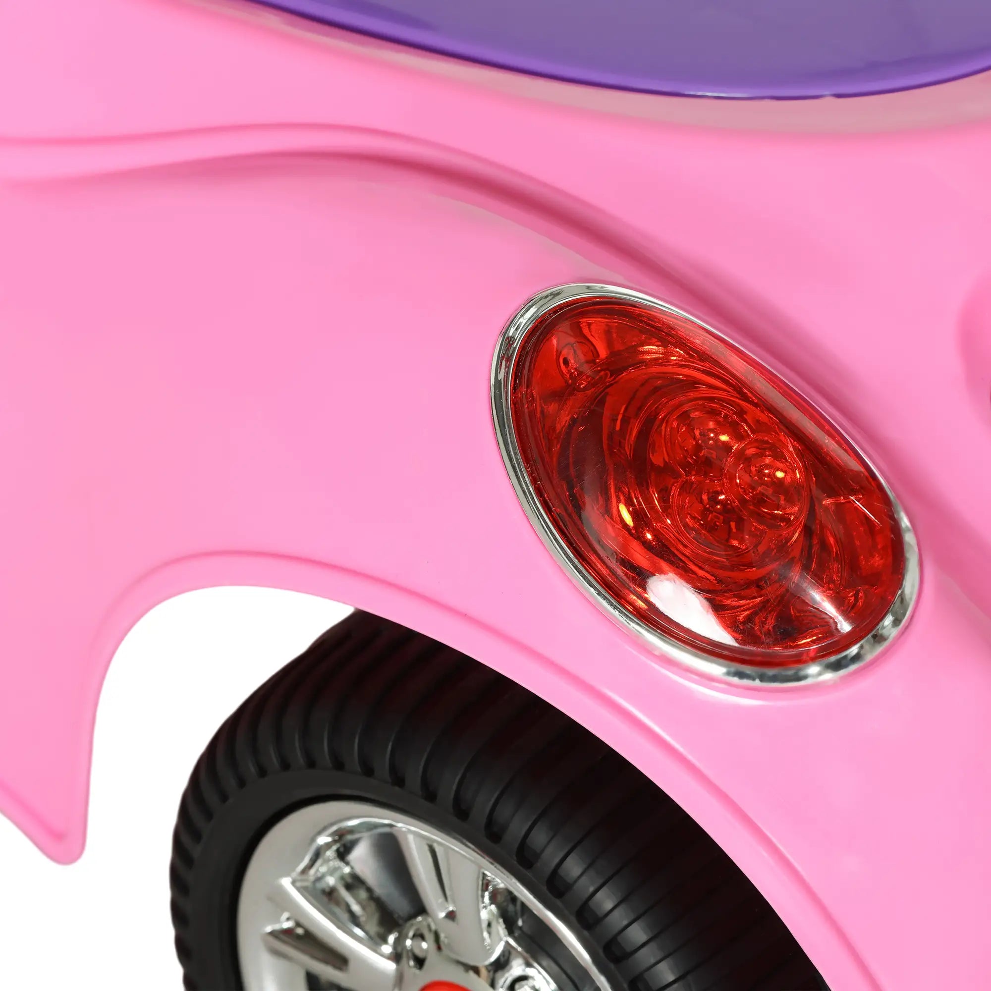Easy-to-assemble Qaba dark blue toddler car