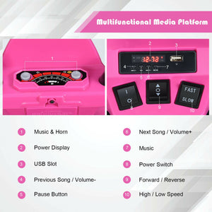 12V ATV for kids with USB slot and music player