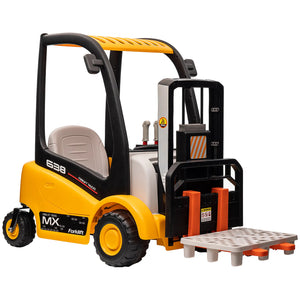 toy forklift with 360 rotation function