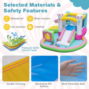 Repair kit included for inflatable bounce house