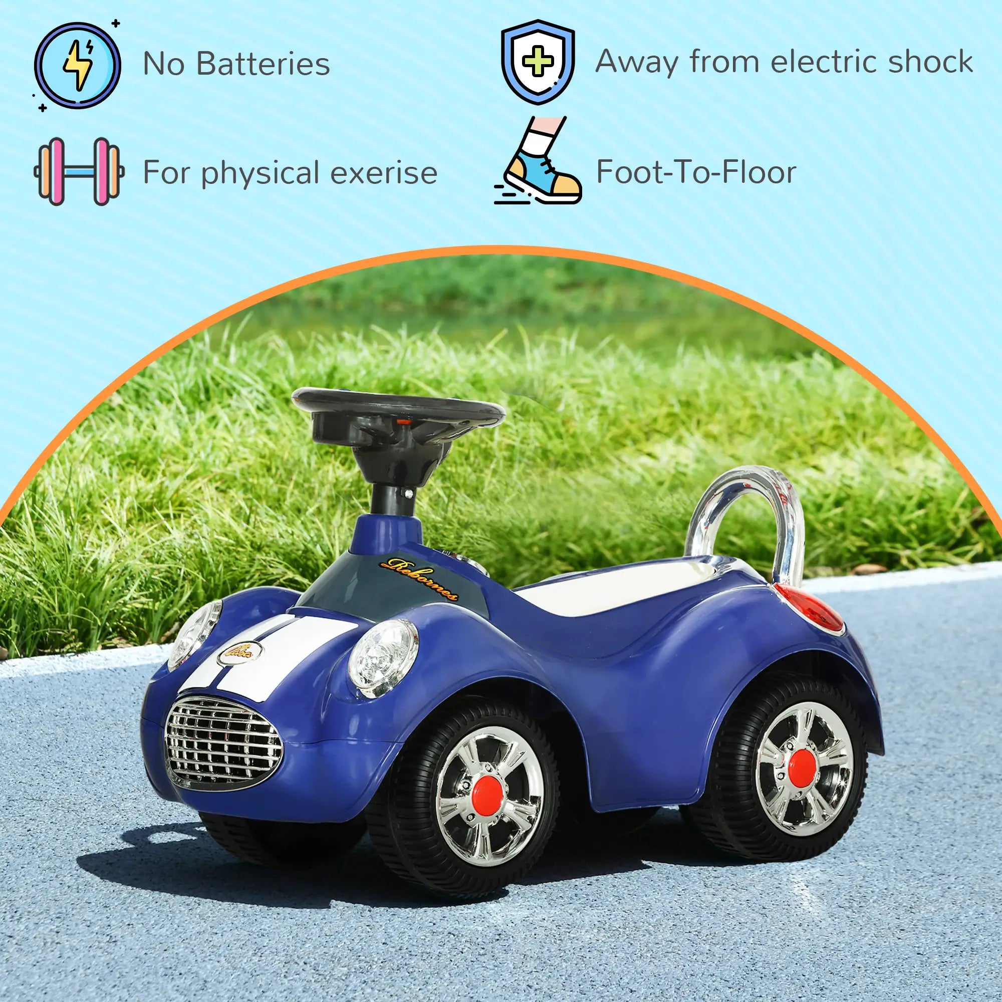 Push car designed to improve walking and balance