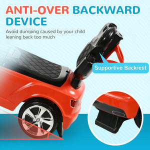 Foot-to-floor ride-on motorbike for toddlers